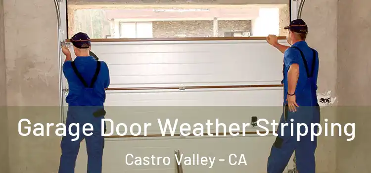  Garage Door Weather Stripping Castro Valley - CA