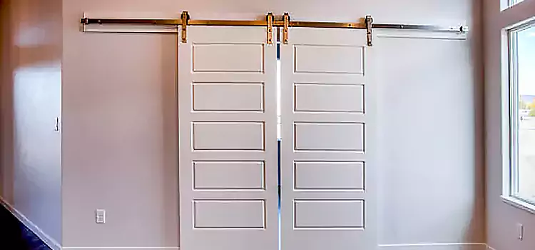 Glass Barn Door with Installation Hardware Kit Castro Valley