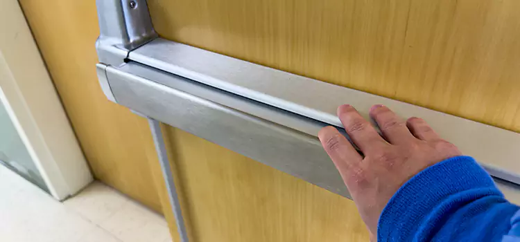 Installing a Push Bar on a Door Castro Valley