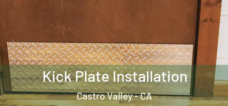 Kick Plate Installation Castro Valley - CA